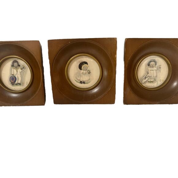 Set If 3 Mariana Marian Foster Curtiss Watercolor Sampson Victoria Delilah Wood